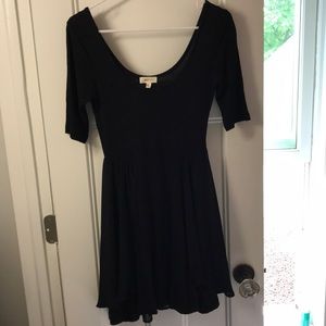 Black skater Dress